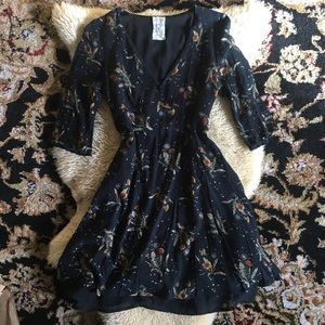 Sage and Sage babydoll mini dress